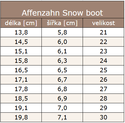 Aff Snow boot